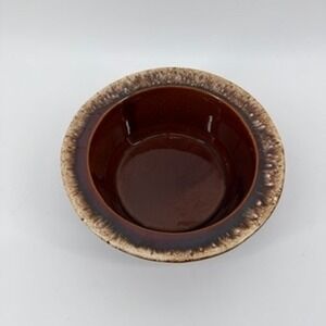 Hull Oven Proof Brown Drip Glaze‎ Ceramic Bowl Vintage Pottery